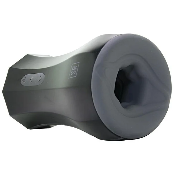 Handheld Silicone Twin Turbo Vibrating and Heating Male Masturbator by Sir Richard's — image 9 of 14