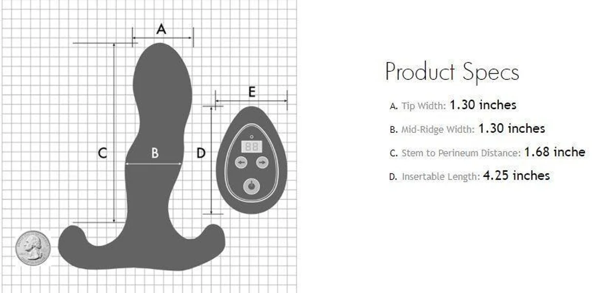 Aneros Vice 2 Remote Controlled Vibrating Prostate Massager & Perineum Stimulator — image 5 of 6