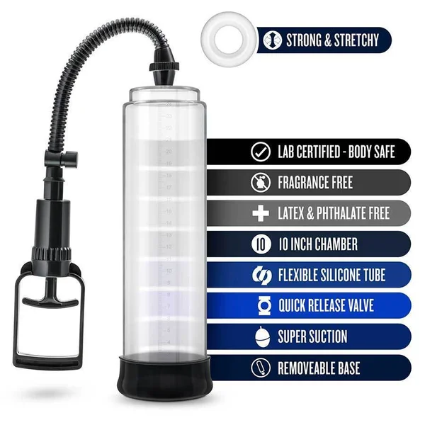 Vibrating Performance VX4 Penis Pump Erection Enhancement System by Blush Novelties — image 16 of 18