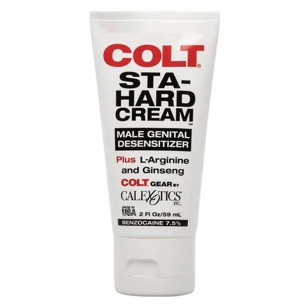Colt Sta-Hard Penis Numbing Cream for Men 2 Fl oz Male Genital Desensitizer — image 3 of 4