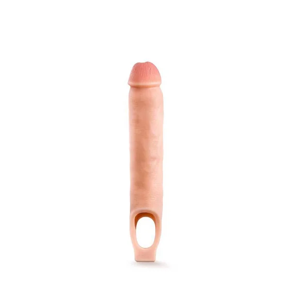11.5 Inch Realistic Performance Penis Sleeve Natural Silicone Girth Enhancer — image 6 of 6