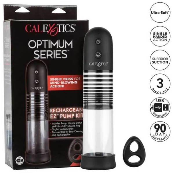 Rechargeable EZ Electric Penis Pump Kit Optimum Series by Cal Exotics — image 19 of 20