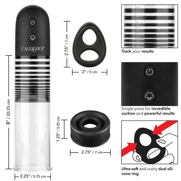 Rechargeable EZ Electric Penis Pump Kit Optimum Series by Cal Exotics — image 13 of 20