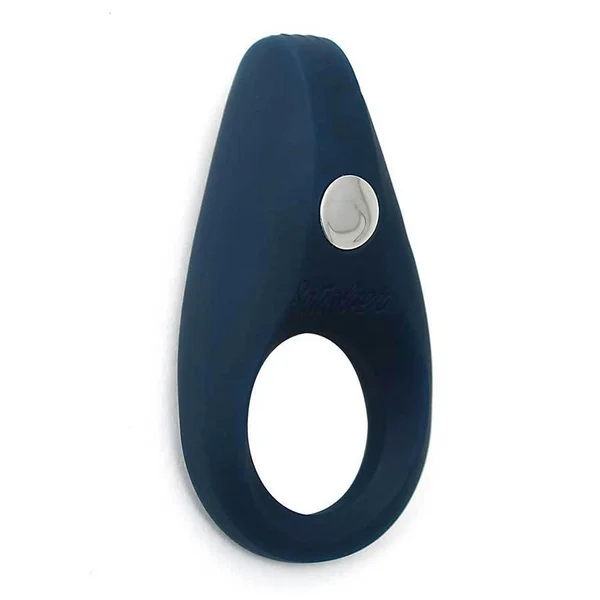 Satisfyer Plus Vibration Blue Silicone Cock Ring Couples Rechargeable Sex Toy — image 10 of 16