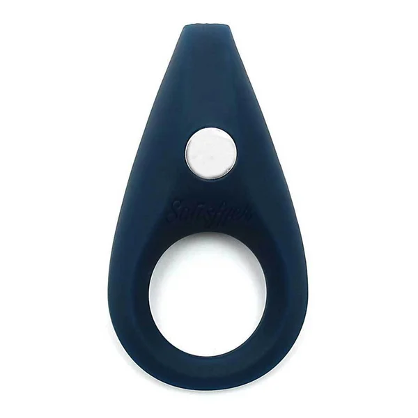 Satisfyer Plus Vibration Blue Silicone Cock Ring Couples Rechargeable Sex Toy — image 11 of 16