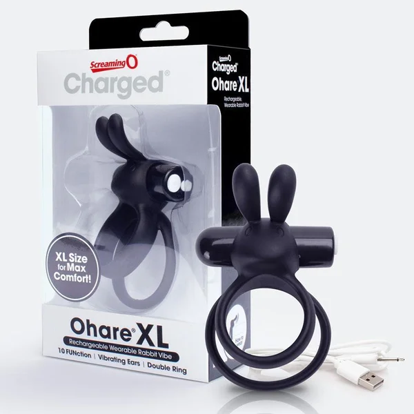 Ohare XL Rechargeable Vibrating Rabbit Cock Ring & Couples Vibrator by Screaming O — image 9 of 14