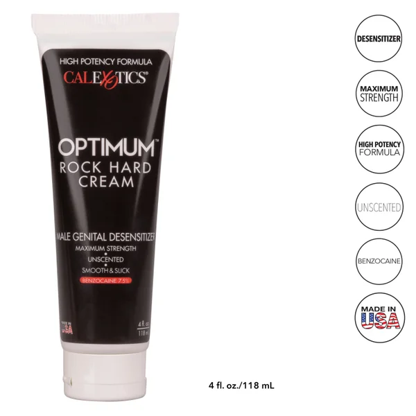 Optimum Rock Hard Male Enhancement Desensitizing Delay Cream 4 oz — image 6 of 6