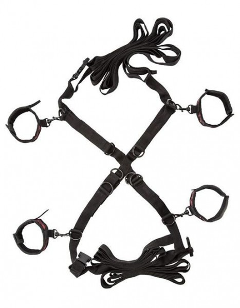 Scandal Over The Bed Cross Restraints by California Exotic