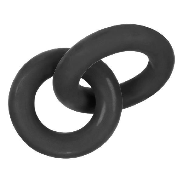 DUO Linked Cock/Ball Rings by Hunkyjunk Tar — image 2 of 4