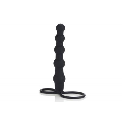 Silicone Love Rider Beaded Dual Penetrator