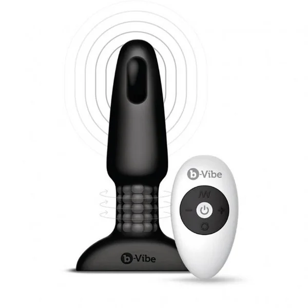 b-vibe Rimming Plug 2 | Rotating and Vibrating Butt Plug for Men — image 14 of 16