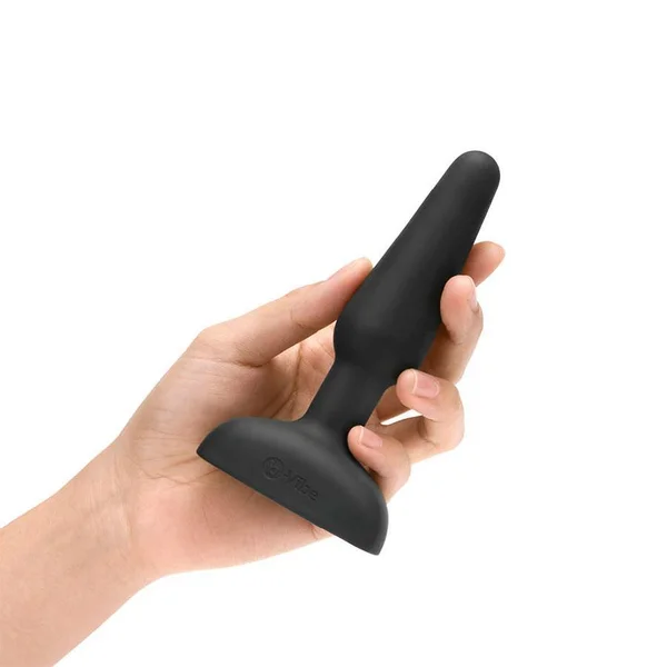 b-vibe Trio Plug Black | 5 Inch Silicone Vibrating Butt Plug for Men — image 10 of 12