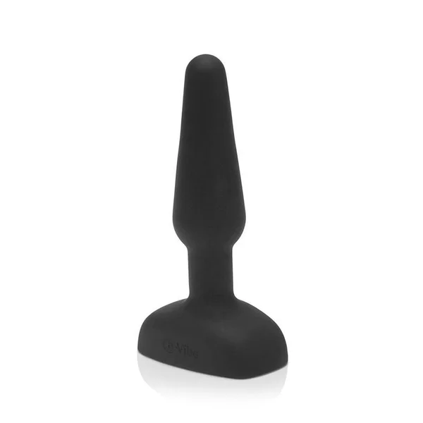 b-vibe Trio Plug Black | 5 Inch Silicone Vibrating Butt Plug for Men — image 8 of 12