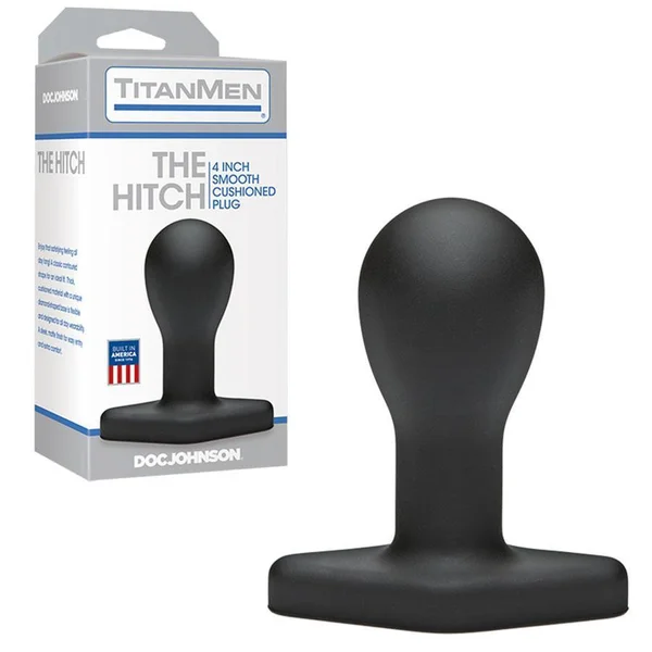 The Hitch Anal Bulb 4 Inch Black Round Anal Bulb by TitanMen — image 4 of 6