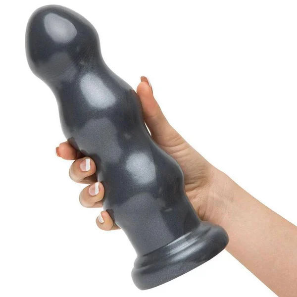 American Bombshell B-10 Tango Huge 10 Inch Butt Plug Gun Metal Grey — image 12 of 14