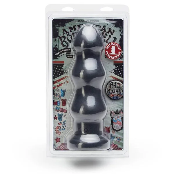 American Bombshell B-10 Tango Huge 10 Inch Butt Plug Gun Metal Grey — image 14 of 14