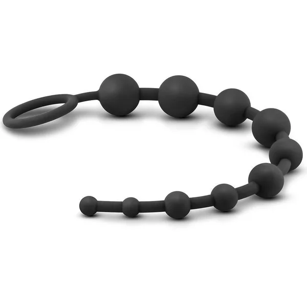 Performance Black Silicone Anal Beads by Blush Novelties — image 8 of 12