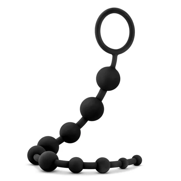 Performance Black Silicone Anal Beads by Blush Novelties — image 9 of 12