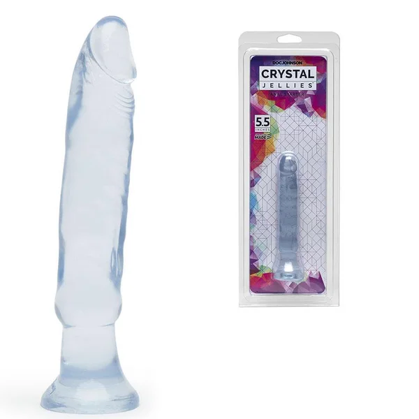 5.5 Inch Crystal Clear Anal Starter Dildo by Doc Johnson — image 5 of 8