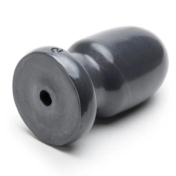 American Bombshell Shell Shocked Huge Round Butt Plug Gun Metal Grey — image 8 of 10