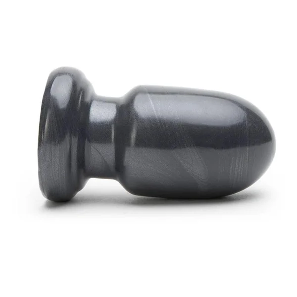 American Bombshell Shell Shocked Huge Round Butt Plug Gun Metal Grey — image 7 of 10