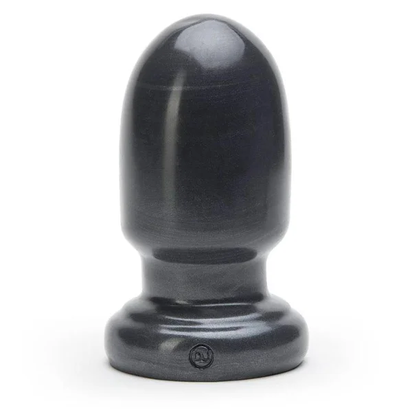 American Bombshell Shell Shocked Huge Round Butt Plug Gun Metal Grey — image 6 of 10
