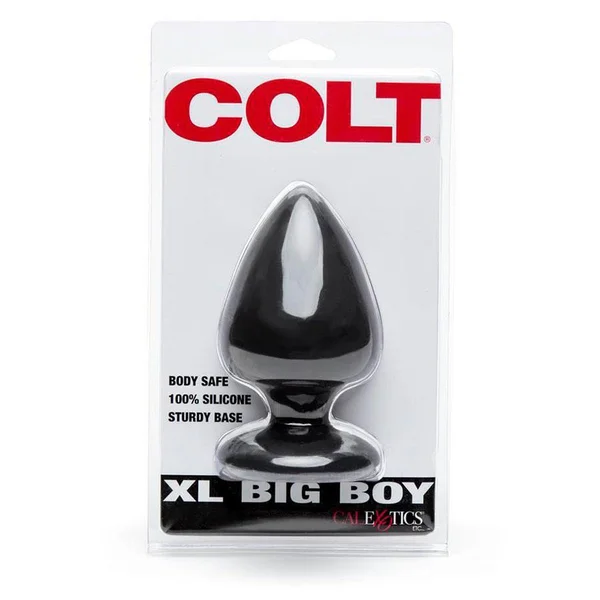 Colt XL Butt Plug | Black Big Boy Silicone Anal Toy for Men — image 8 of 8