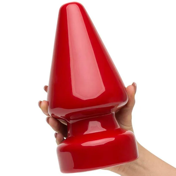 Extra Large Red Boy Challenge 9.5 Inch Butt Plug for Men — image 7 of 8