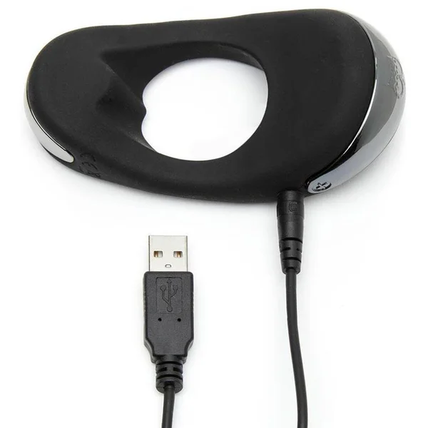 Hot Octopuss Atom Plus Dual Vibrating Cock Ring Black Silicone — image 12 of 16