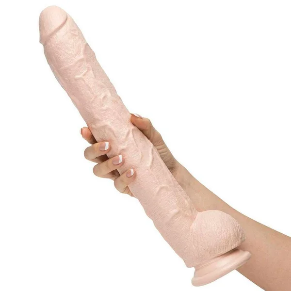 Dick Rambone Dildo | 13.5 Inch Realistic Huge Anal Dildo (Black or White) — image 13 of 20