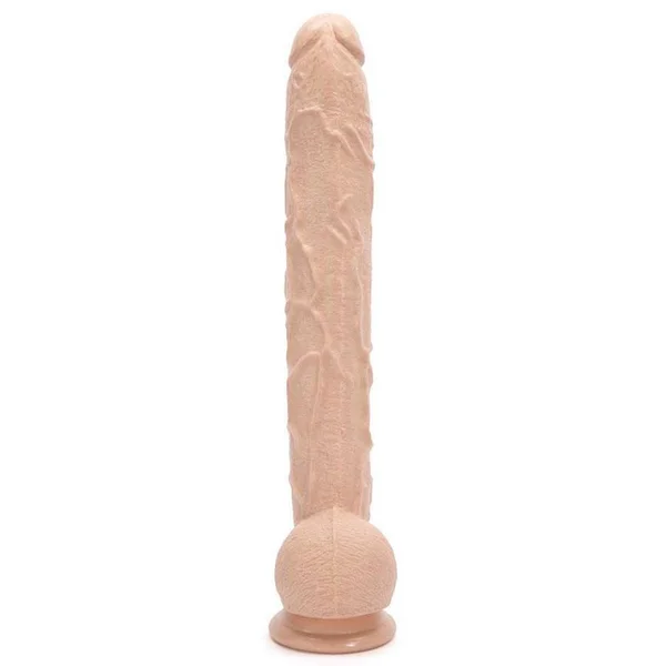 Dick Rambone Dildo | 13.5 Inch Realistic Huge Anal Dildo (Black or White) — image 14 of 20