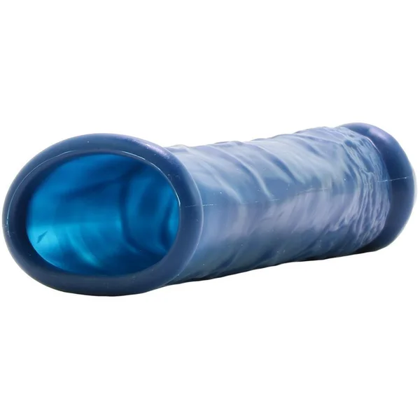 The Great Extender 6 Inch Blue Silicone Penis Sleeve for Men — image 12 of 14