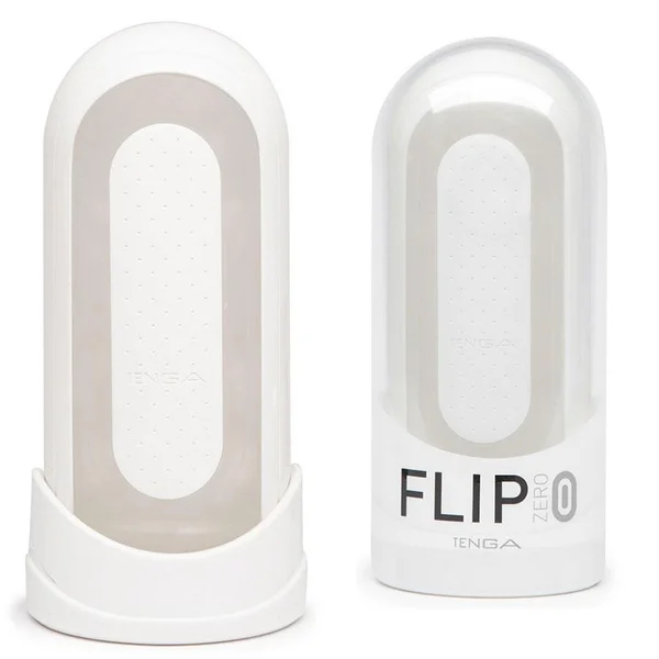 Tenga Flip Zero 0 |  Reusable Realistic Male Masturbator Black/White — image 21 of 25