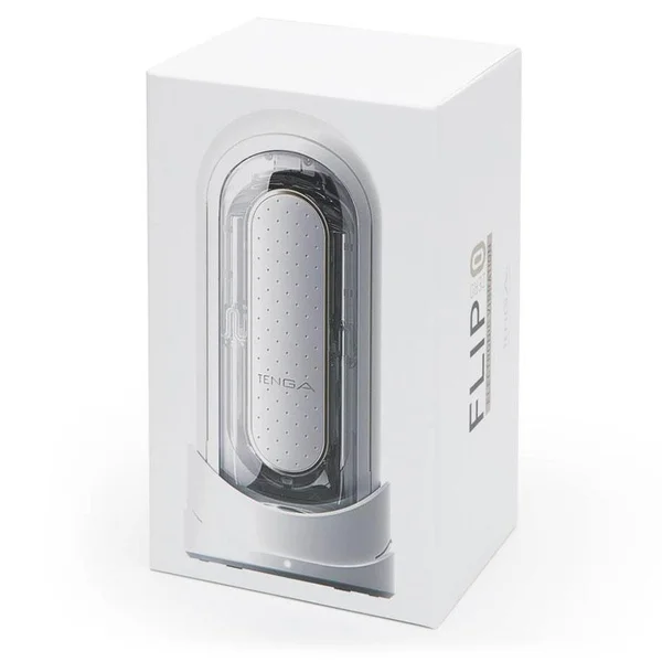 Tenga Flip Zero EV |  Electronic Vibrating Realistic Male Masturbator White — image 18 of 22