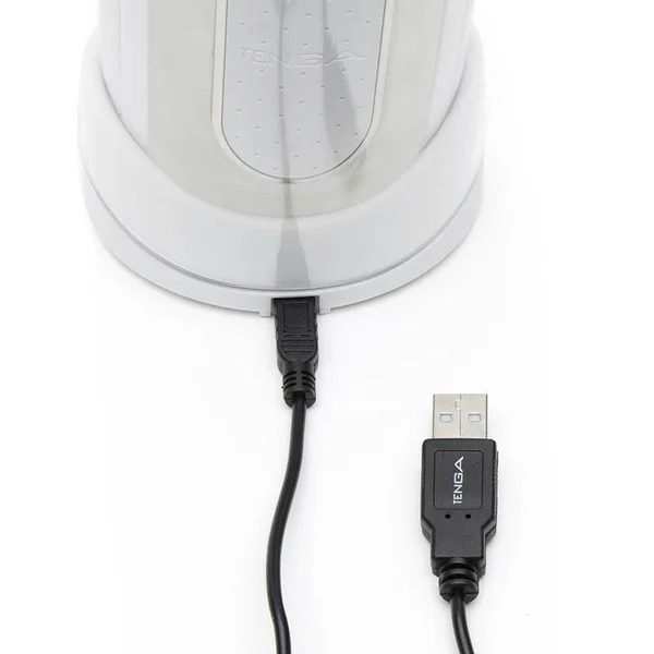 Tenga Flip Zero EV |  Electronic Vibrating Realistic Male Masturbator White — image 16 of 22