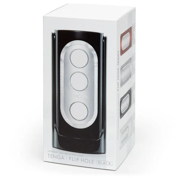 Tenga Flip Hole |  Pressure Sensitive Male Masturbator Black/White — image 23 of 24