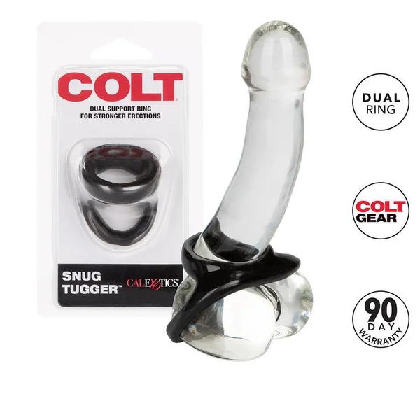 Colt Snug Tugger Penis Ring | Stretchy Double Cock Ring and Ball Strap — image 17 of 18