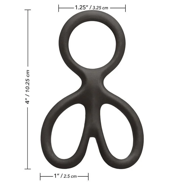 Ball Spreader | Silicone Cock and Ball Spreading Ring by Cal Exotics — image 9 of 12