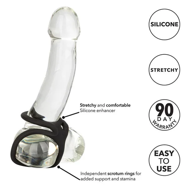 Ball Spreader | Silicone Cock and Ball Spreading Ring by Cal Exotics — image 8 of 12
