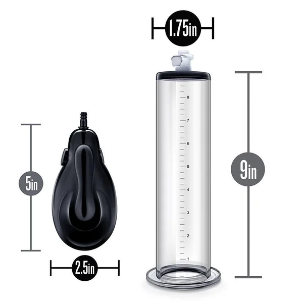 Performance VX9 Automatic Electric 1.75'' Penis Pump by Blush Novelties — image 9 of 10