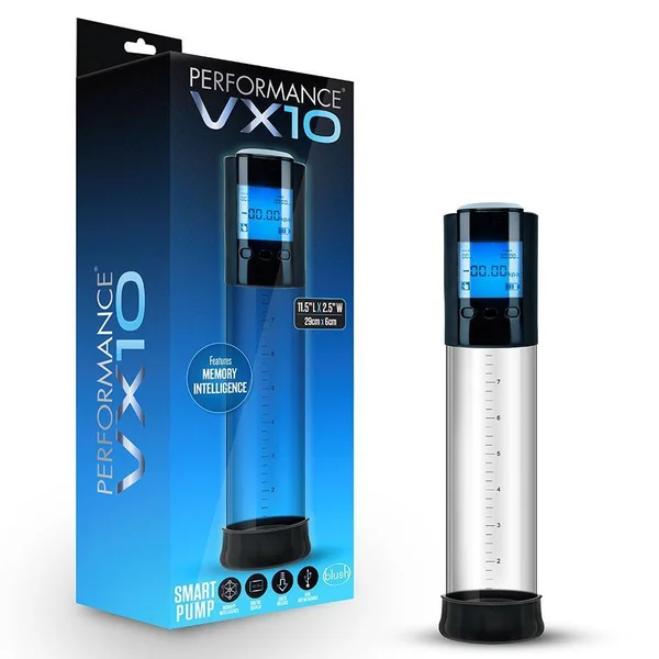 VX10 Automatic Smart Penis Pump | Rechargeable Electric Dick Enlarger by Blush Novelties — image 4 of 6