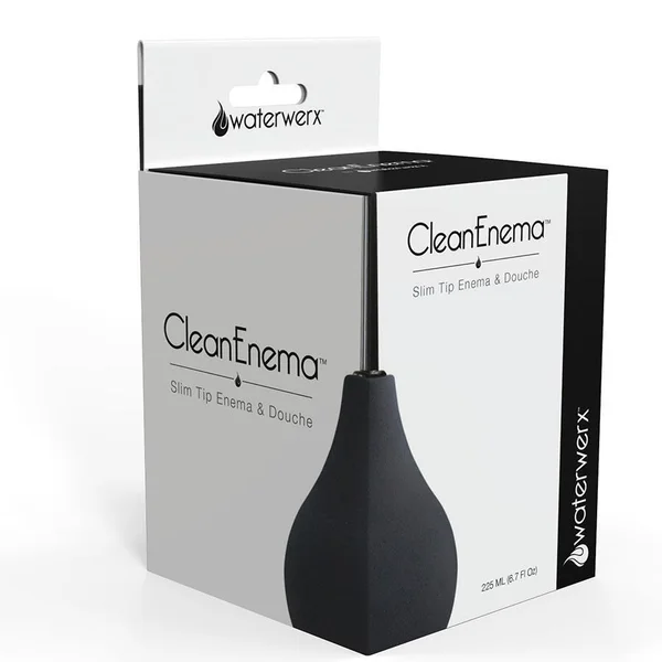 Clean Enema by Waterwerx Thin Tip Silicone Anal Douche 7.6 fl oz — image 9 of 12