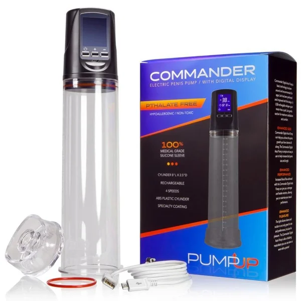 The Commander Cock Pump | Electric Penis Pump with LCD By SI Novelties — image 5 of 8