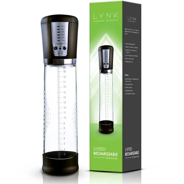 High Power 5 Speed Electric Penis Pump by Lynk Pleasure | Rechargeable Penis Enlarger for Men — image 9 of 17