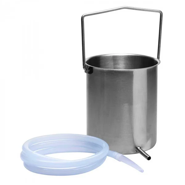 Premium Anal Enema Stainless Bucket Kit with Silicone Hose by CleanStream — image 8 of 10