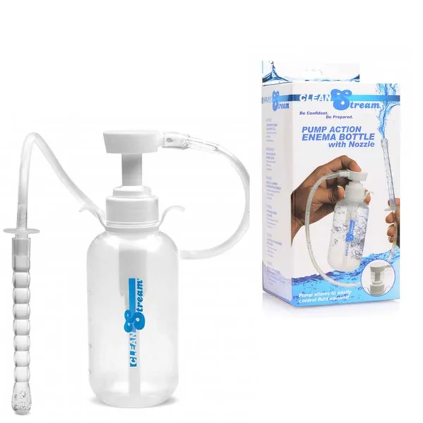 Pump Action Anal Enema and Douche Bottle with Comfort Tip 300 ml by CleanStream — image 7 of 12