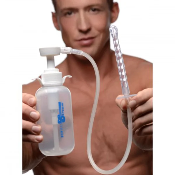 Pump Action Anal Enema and Douche Bottle with Comfort Tip 300 ml by CleanStream — image 11 of 12