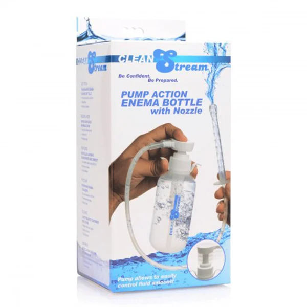 Pump Action Anal Enema and Douche Bottle with Comfort Tip 300 ml by CleanStream — image 12 of 12