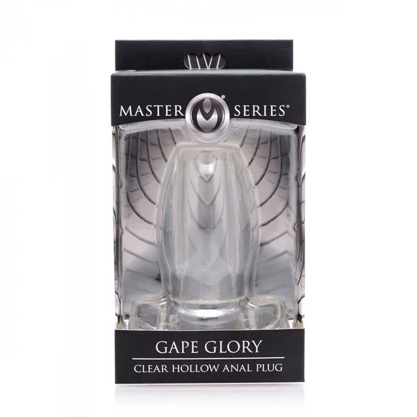 Gape Glory Clear Hollow Butt Plug | 3.9 Inch Tunnel Probe by Master Series — image 14 of 14