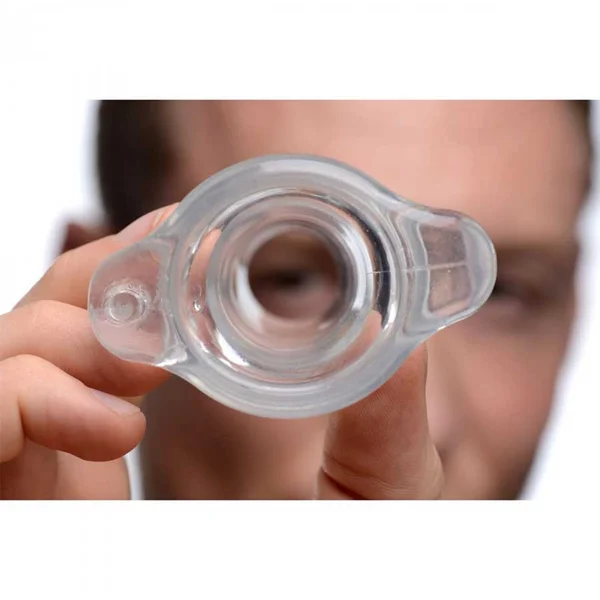 Gape Glory Clear Hollow Butt Plug | 3.9 Inch Tunnel Probe by Master Series — image 12 of 14